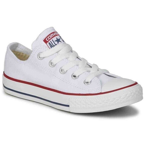 white low top converse